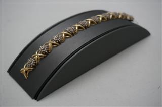 Ladies Gold-Diamond Bracelet 210 Diamonds 10.00 Carat T.W. 14K